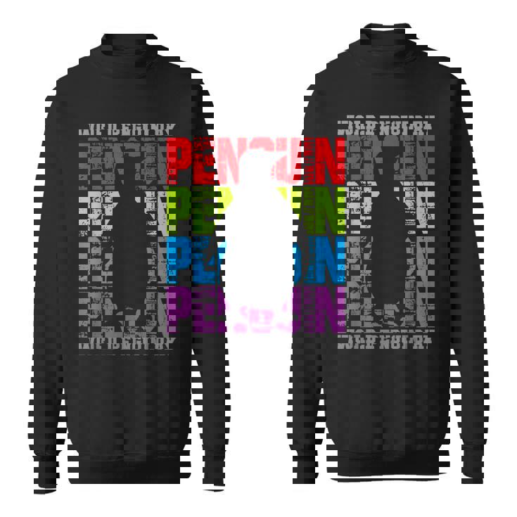 国際世界ペンギンデー スウェットシャツ