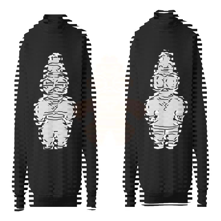 土偶 どぐう【ゆるフレンズ】遮光器土偶 歴史土器 イラスト スウェットシャツ