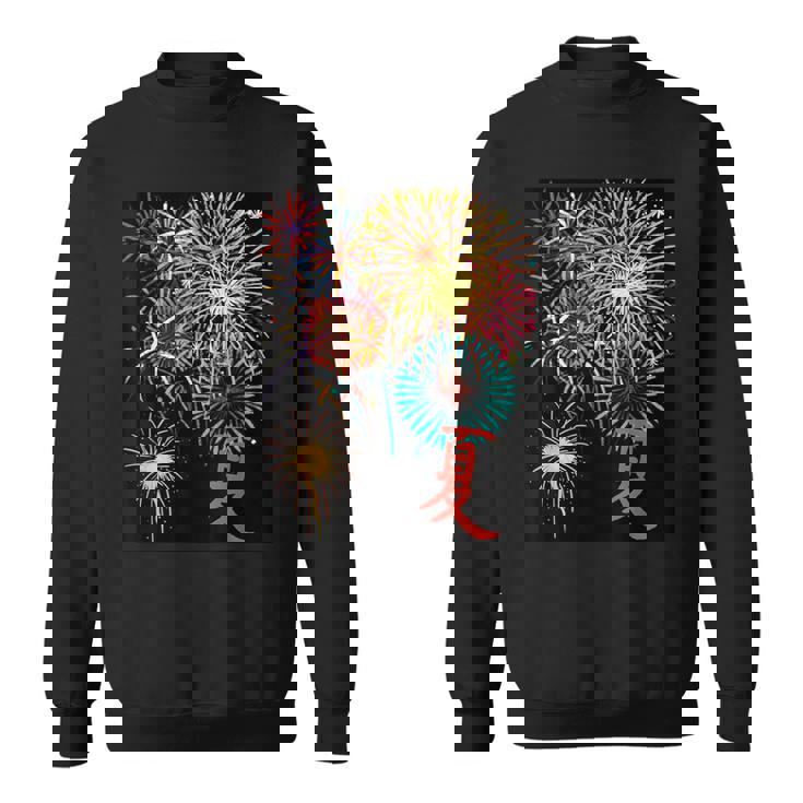 夏だね！花火だ！ スウェットシャツ