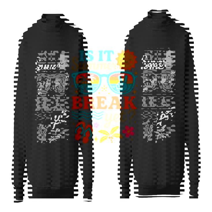 夏休みなのに、学校教師休暇の最終日 スウェットシャツ