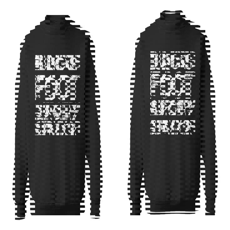 外反母趾足手術サバイバー スウェットシャツ