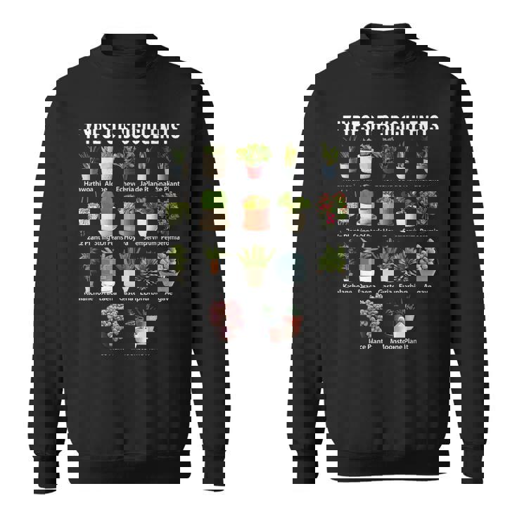 多肉植物の種類 シャツ 多肉植物 多肉植物 庭 スウェットシャツ