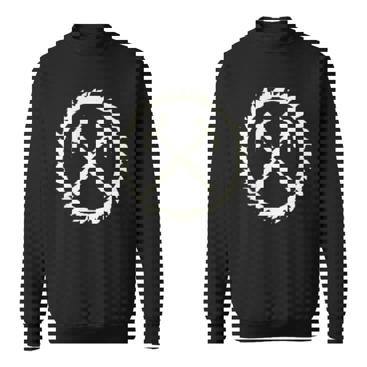 大工大工丸鋸ハンマー スウェットシャツ