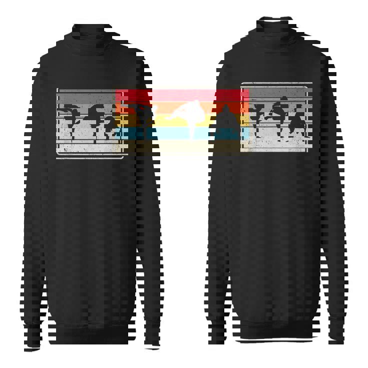 大相撲力士ポーズ相撲扇子 スウェットシャツ