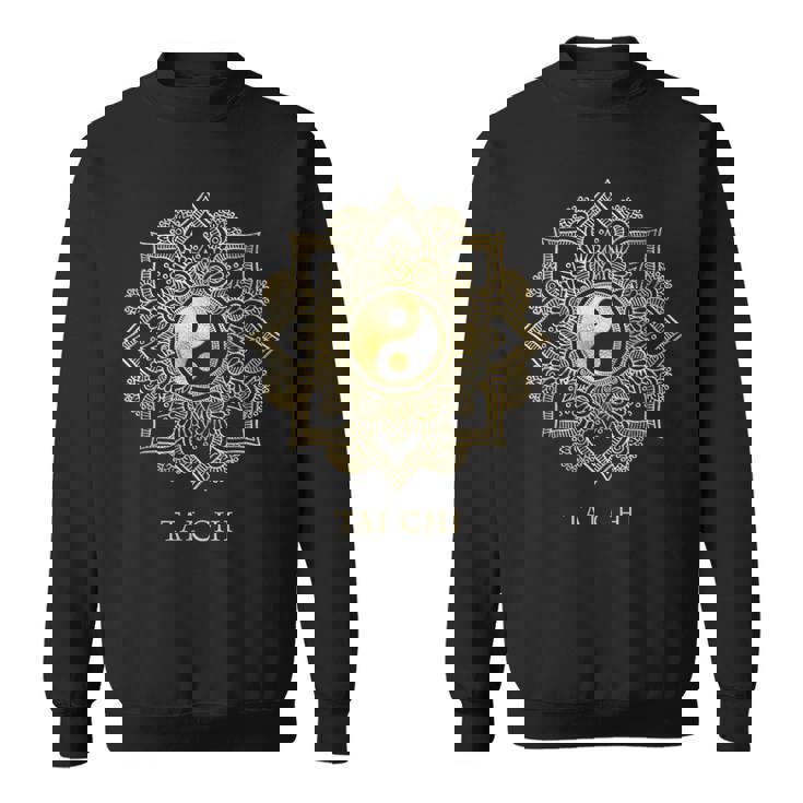 太極拳ゴールデンマンダラ スウェットシャツ