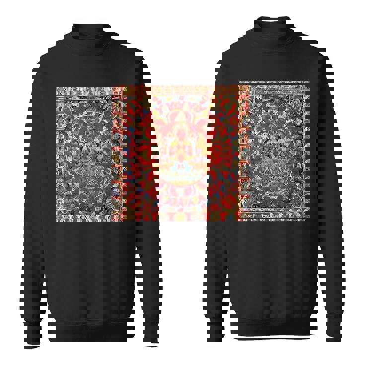 太陽神スーリヤ チベット仏教 タンカ 曼荼羅 仏教 スウェットシャツ