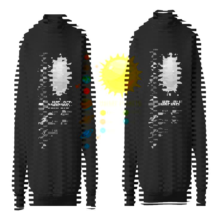 太陽系 I 宇宙 I 矮小惑星 I 惑星 スウェットシャツ
