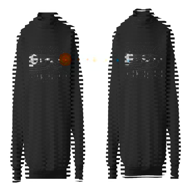 太陽系 宇宙の惑星 宇宙 天文科学 スウェットシャツ