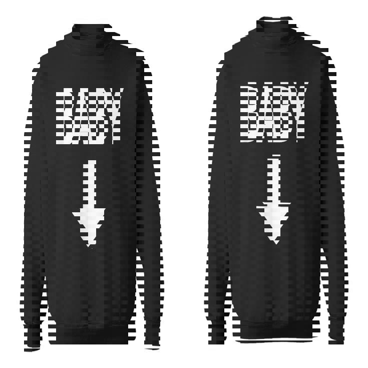 妊娠発表サプライズママとパパシャツ スウェットシャツ