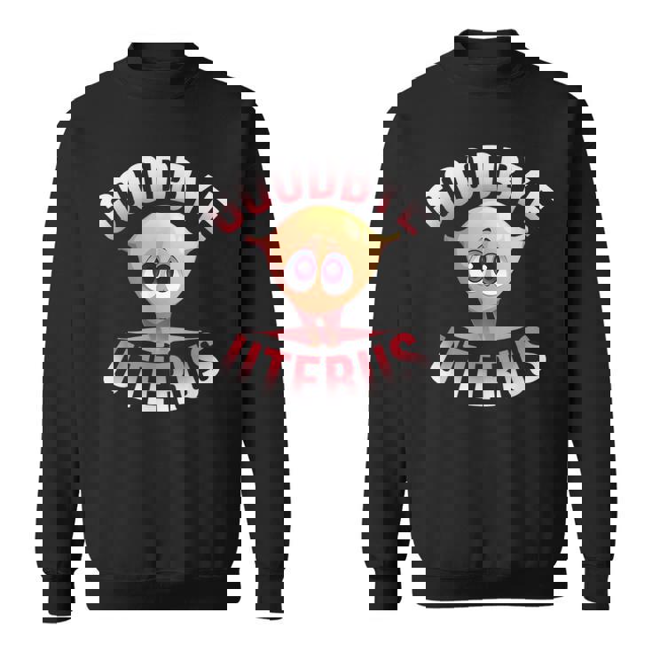 子宮摘出術 子宮摘出花 スウェットシャツ