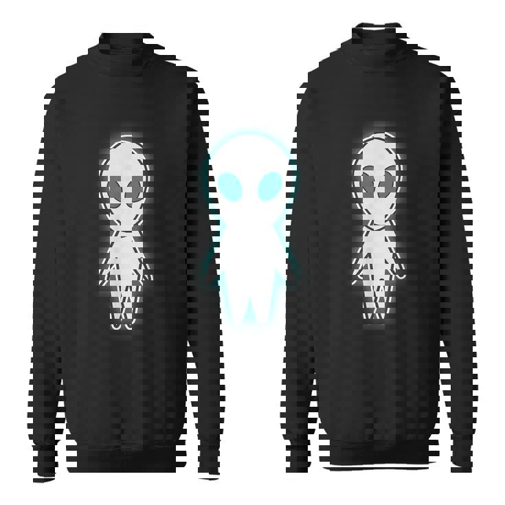 宇宙人 エイリアン『セルフィー』グレイ【ゆるフレンズ】かわいい イラスト 面白い スウェットシャツ