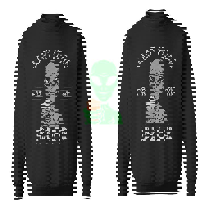 宇宙人とビール愛好家 地球外生物パーティーコスチューム スウェットシャツ