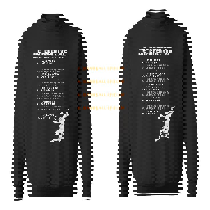 完璧なデイハンドボール、ハンドボールプレーヤー、ハンドボール スウェットシャツ