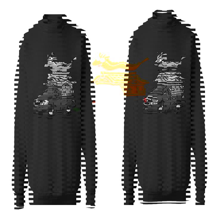 宮型霊柩車 スウェットシャツ