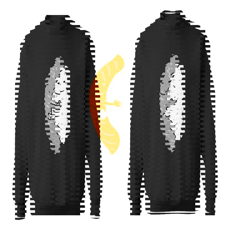 寿司ハギング サーモン キュート 和寿司 スウェットシャツ