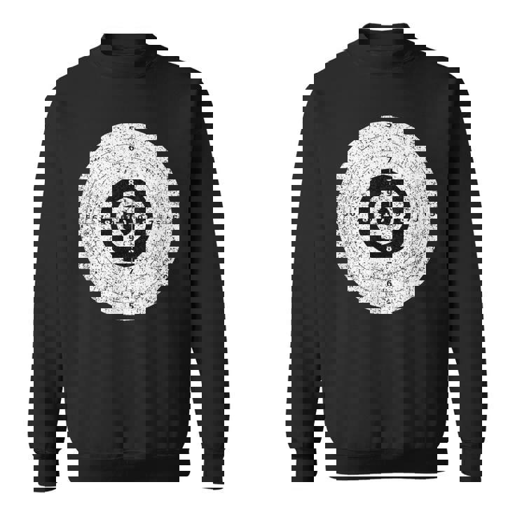 射撃ターゲットガン 射撃範囲 エアソフト ブルズアイ 楽しい スウェットシャツ