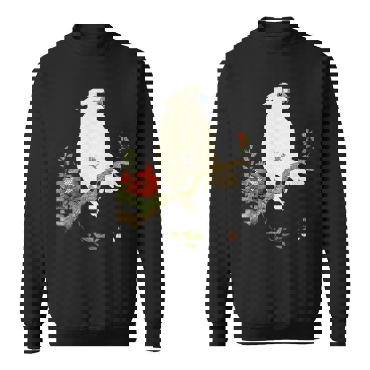 小原 古邨1877年－1945年 、【オウムにザクロ】、日本文化 日本画 スウェットシャツ