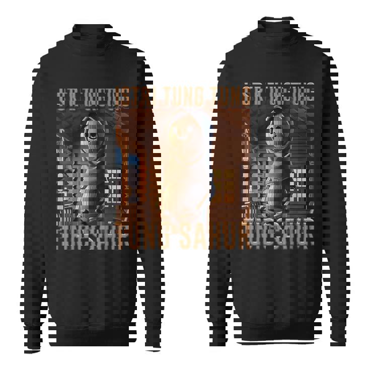 少年 インターネット ミーム 陽気な Ai モンスター イストリ・トゥング トゥン サフール スウェットシャツ