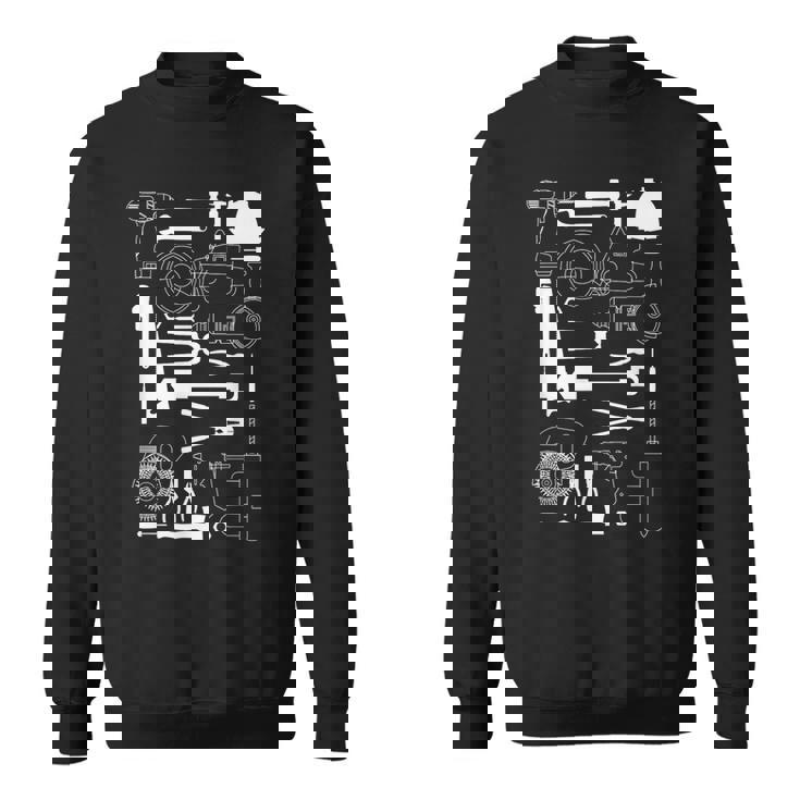 工具 工作機械 ドライバー スウェットシャツ