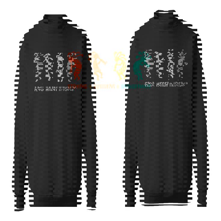 強靭で弾力性のある先住民のココペリ スウェットシャツ