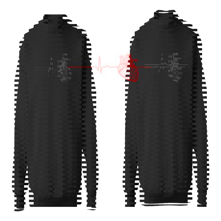 心臓専門医ハートビート Ekg Ecg 心臓心臓病看護師ギフト スウェットシャツ