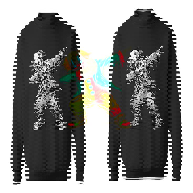 怖いダビングデザインホラーサーカスピエロ スウェットシャツ