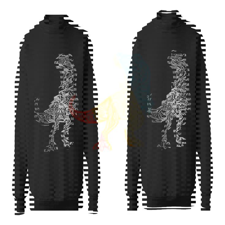 恐竜 レトロスタイル ビンテージ スウェットシャツ