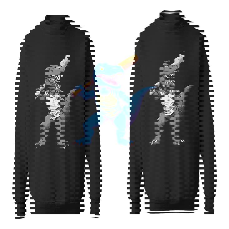 恐竜 野球 シーズン バット ボール パーク トレックス ディノ ホームラン ヒット スウェットシャツ