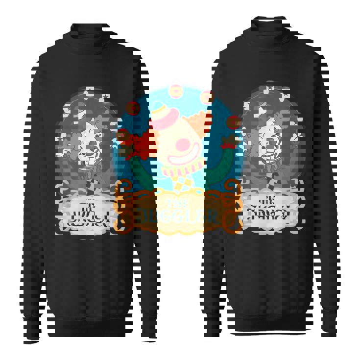 愉快なピエロ ジャグリングボール ジャグラー プロ仕様 ジャグラー スウェットシャツ