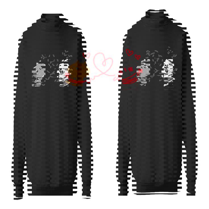 愛しすぎて大好きすぎる。 赤い糸 スウェットシャツ