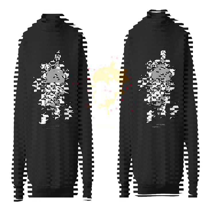 愛しすぎて大好きすぎる。にゃんこいっぱい スウェットシャツ