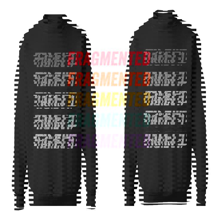 断片化 スウェットシャツ