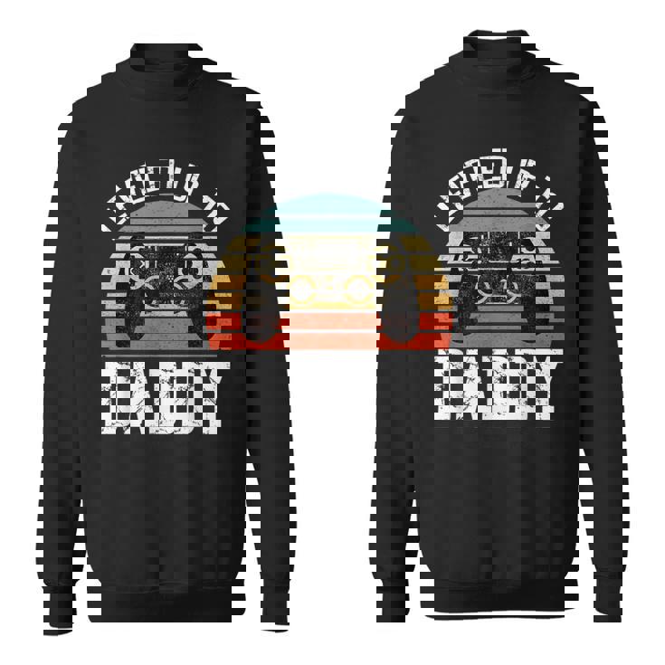 新米パパ 父の日 パパにレベルアップ スウェットシャツ