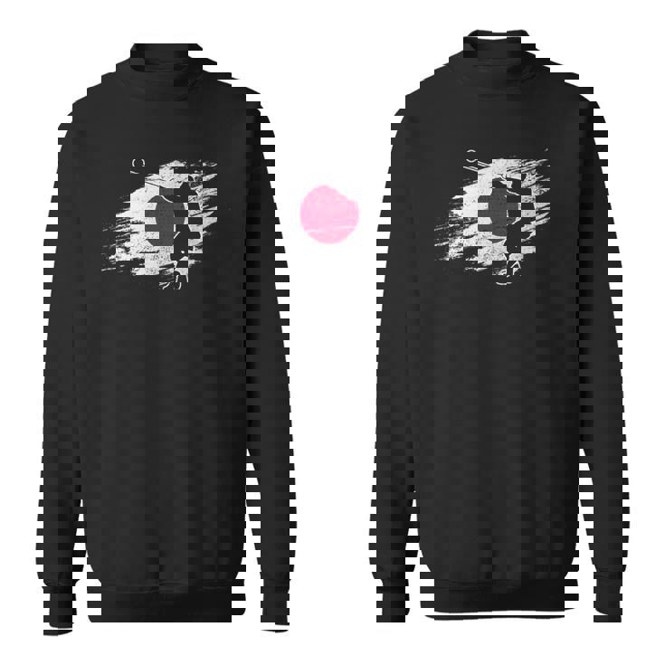 日本 日の丸陸上競技ハンマー投げ スウェットシャツ