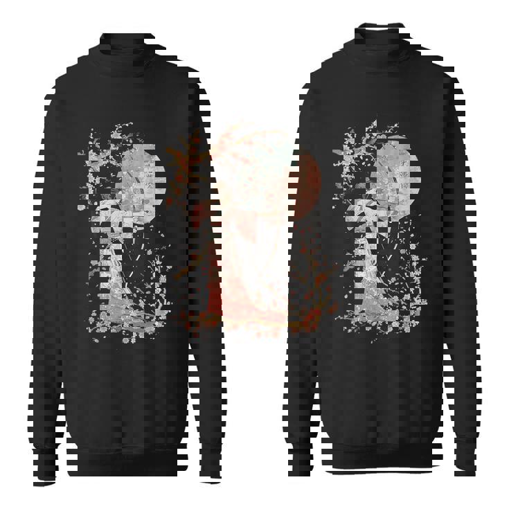 日本の伝統的な弓道アーチェリーアート桜のデザイン。 スウェットシャツ