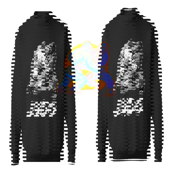 日本の柔道 ゴリラ柔道家 スウェットシャツ