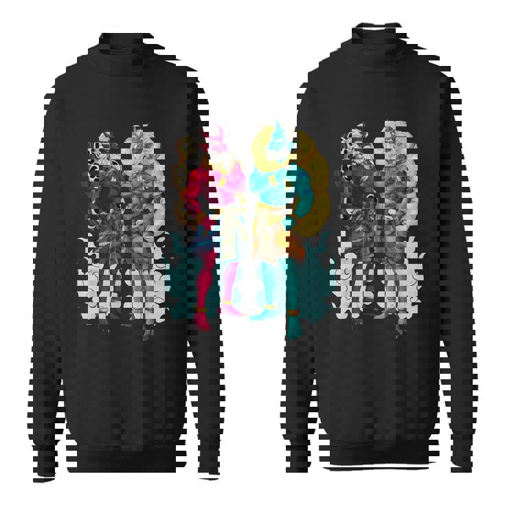 日本の神々 風神と雷神 スウェットシャツ