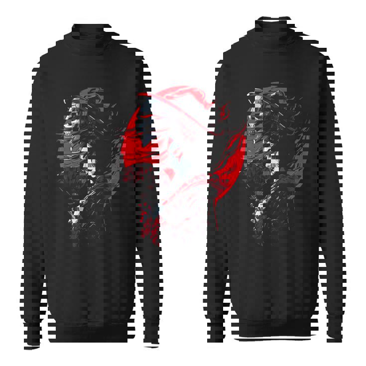 日本の芸者 死神 オタクゴス アニメ アート ファッション 2 スウェットシャツ