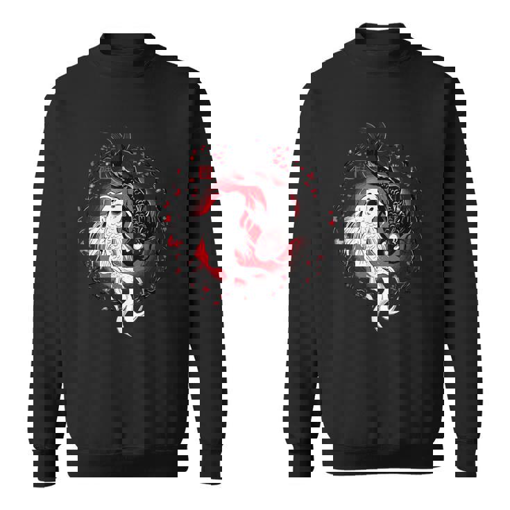 日本の陰陽鯉のアート。 スウェットシャツ