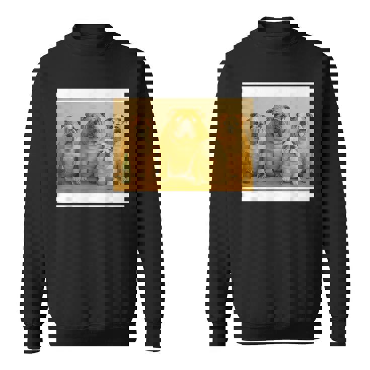 日本ブルドッグファミリー スウェットシャツ