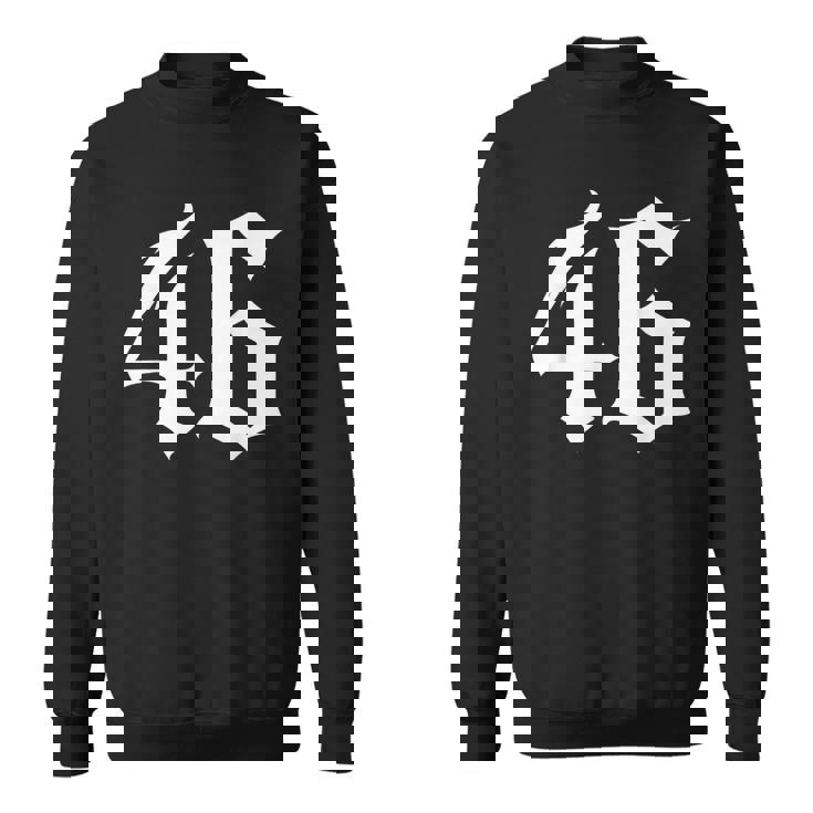 旧英数字 46 46 スウェットシャツ