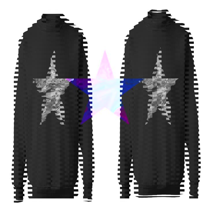 星 ピンク ブルー パープル スウェットシャツ