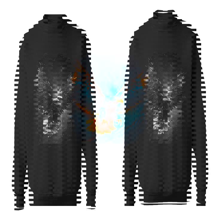 星空の雄大な鷲 スウェットシャツ