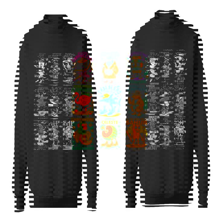 最も愛されているイタリアンブレインロットキャラクターキッズミームボーイトレンディ。 スウェットシャツ