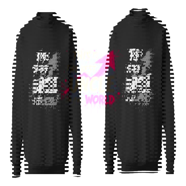 最高の叔父デザイン スウェットシャツ