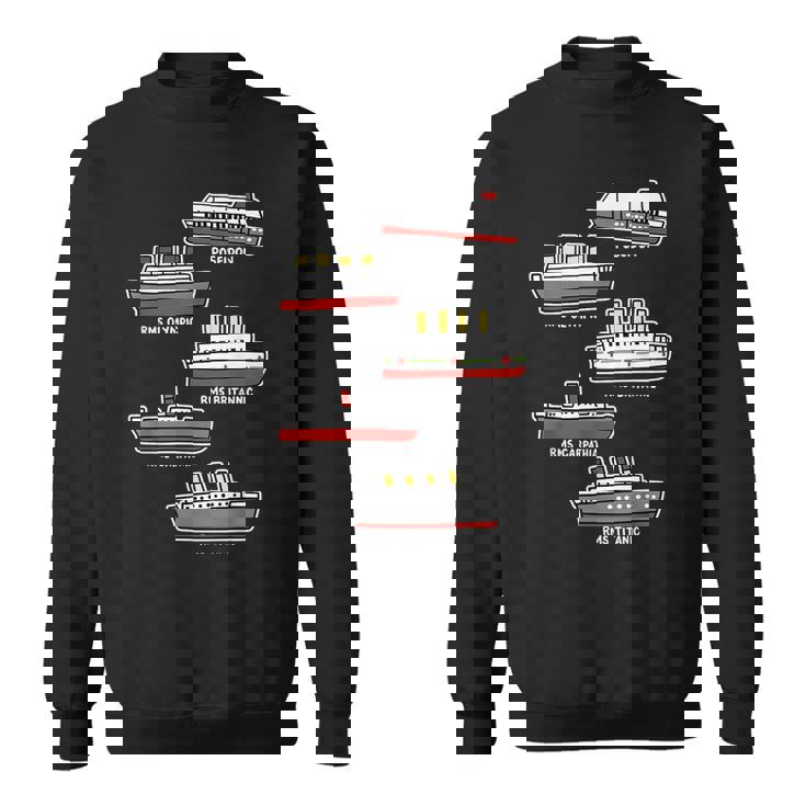 有名なクルーズ船 Rms タイタニック ブリタニック ポセイドン カルパチア スウェットシャツ