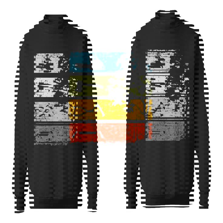 木こり ヴィンテージ チェーンソー 森林労働者 森林 スウェットシャツ