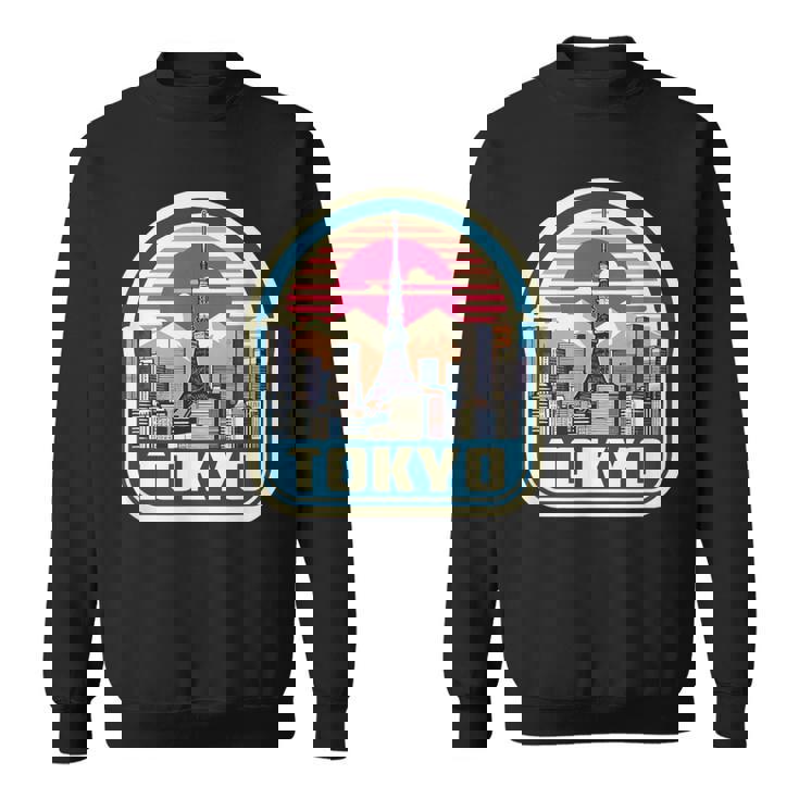 東京シティスカイライン ヴィンテージ 日本土産 レトロカラー スウェットシャツ