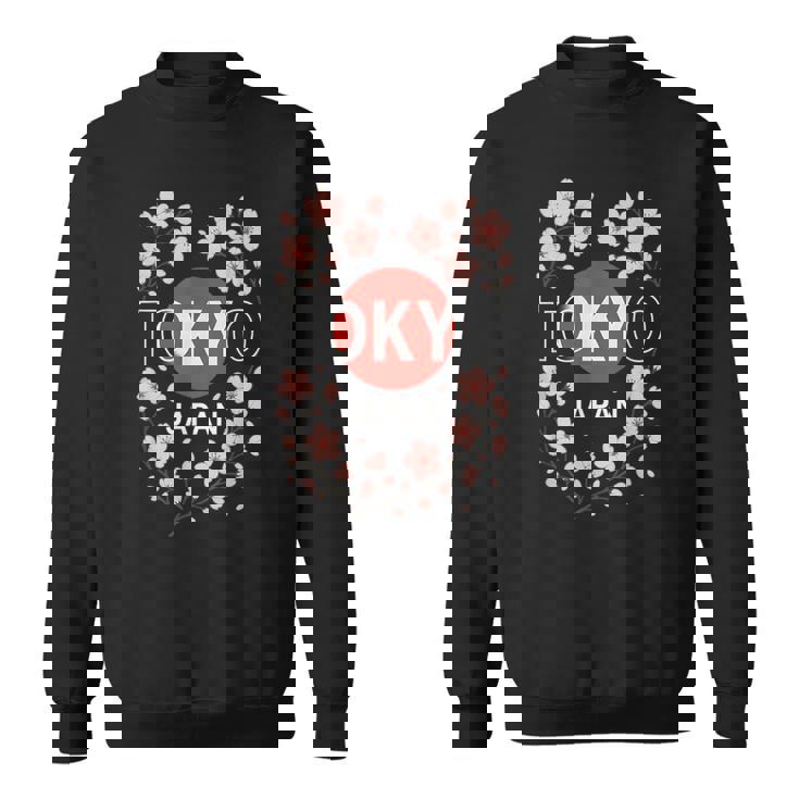 東京桜 日本 さくら スウェットシャツ