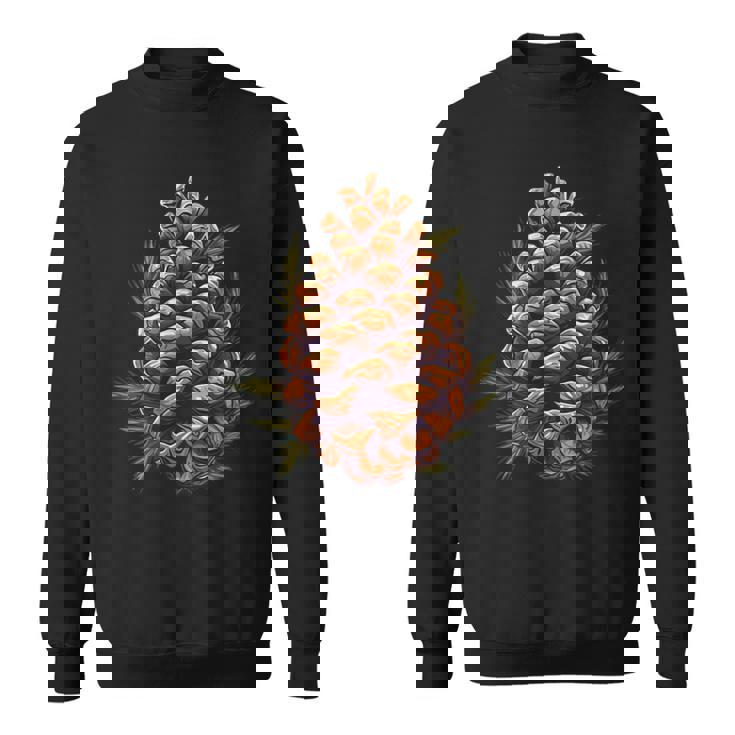 松ぼっくり好きのための涼しい秋の季節 スウェットシャツ